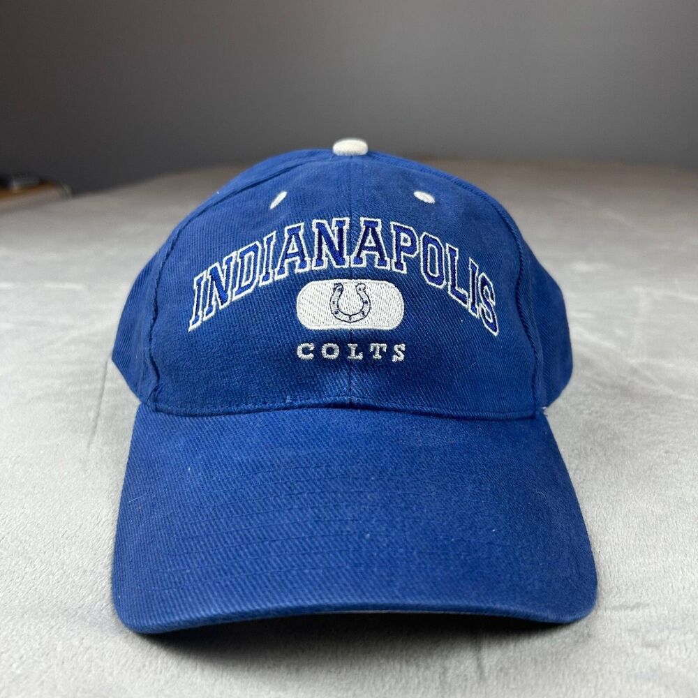 Twins Enterprise Indianapolis Colts Hat Cap One Size Blue NFL Sports Vintage